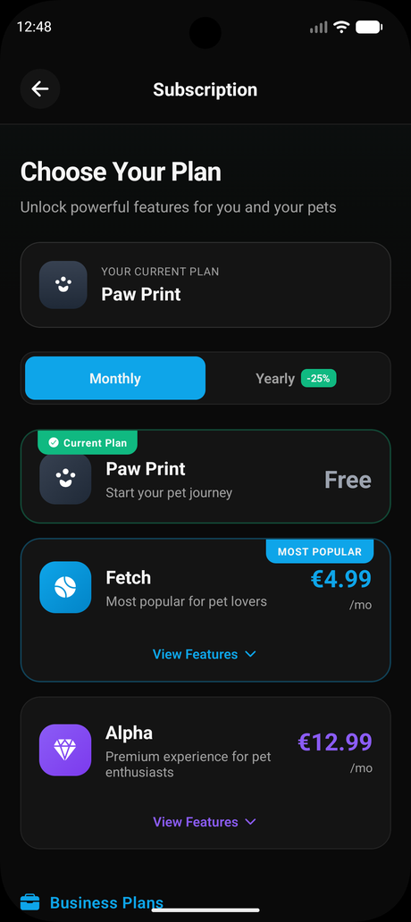 Dierend plans and pricing